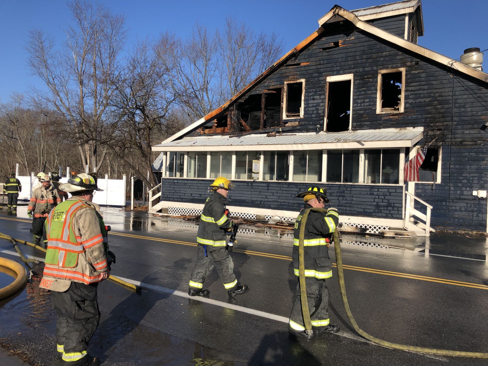 Fire heavily damages Grist Mill restaurant